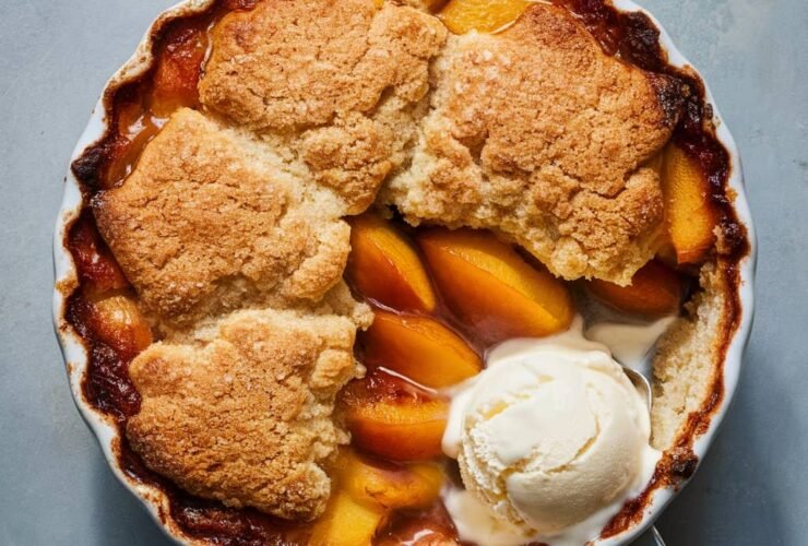 Peach Cobbler Recipe with Cake Mix