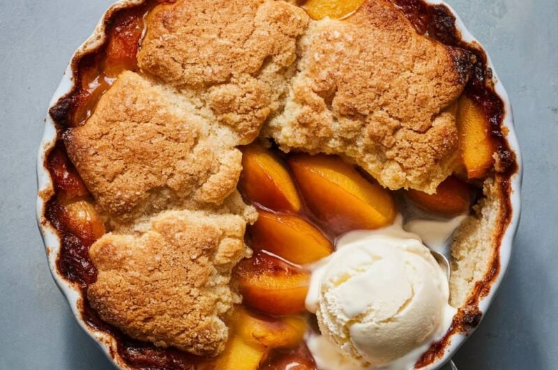 Peach Cobbler Recipe with Cake Mix