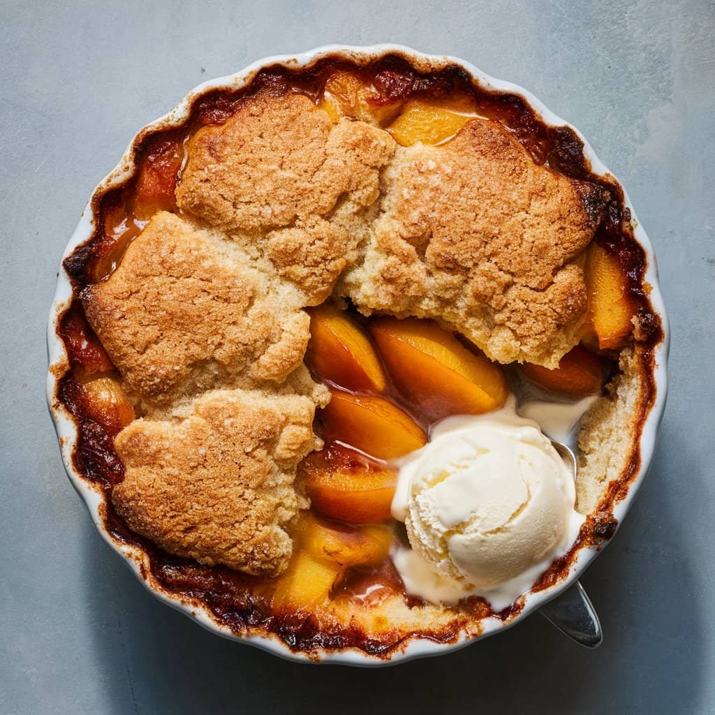 Peach Cobbler Recipe with Cake Mix