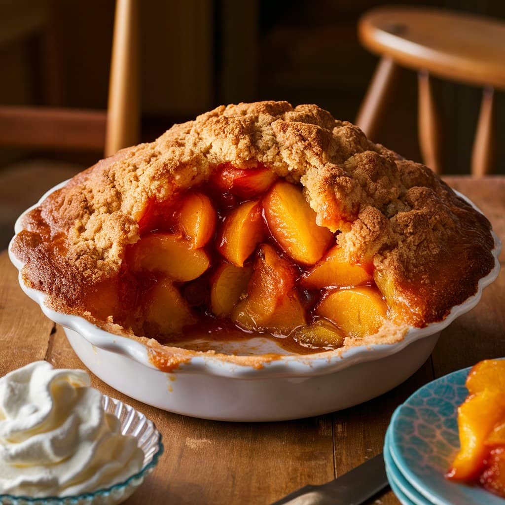 Peach Cobbler Recipe with Cake Mix