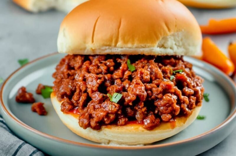 Easy Sloppy Joe Recipe 3 Ingredients