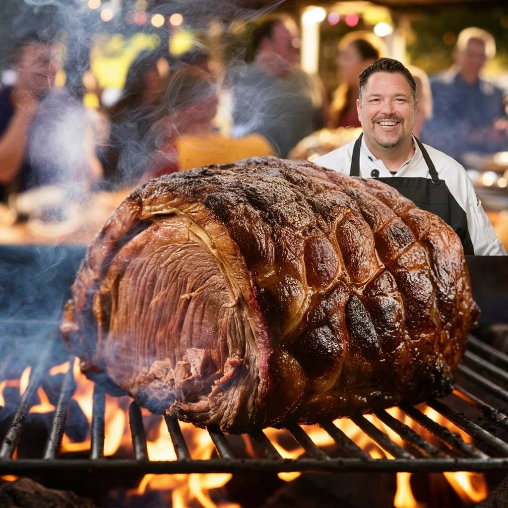 smoking a chuck roast