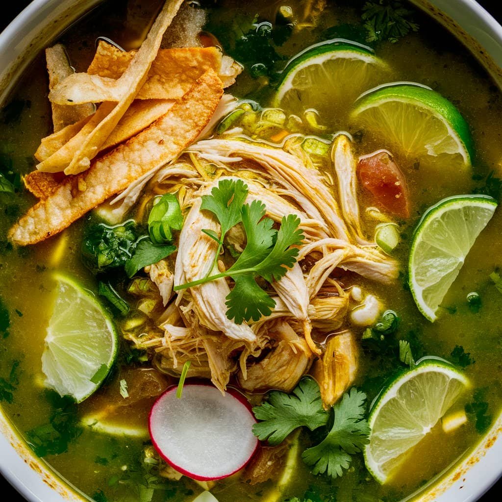 pozole verde de pollo