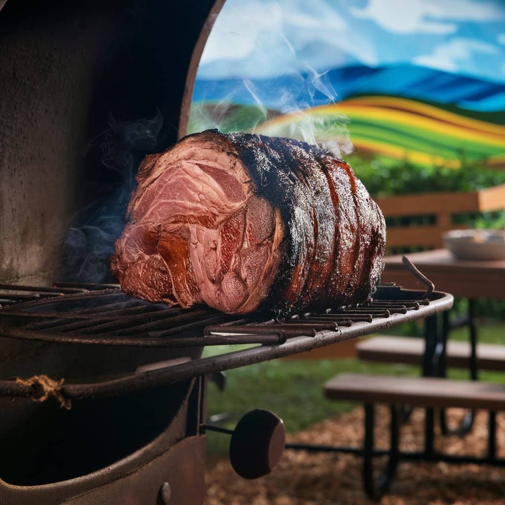 smoking a chuck roast