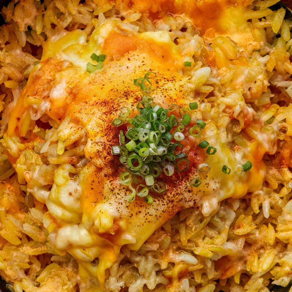 cheesy rice recipe