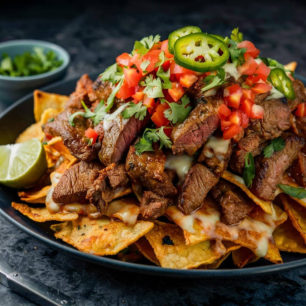 steak nachos recipe