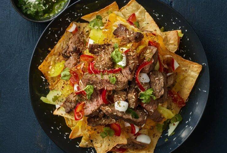 steak nachos recipe