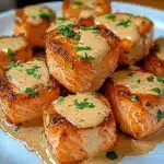Crispy Bang Bang Salmon Bites