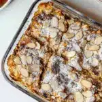 Almond Croissant Baked Oats