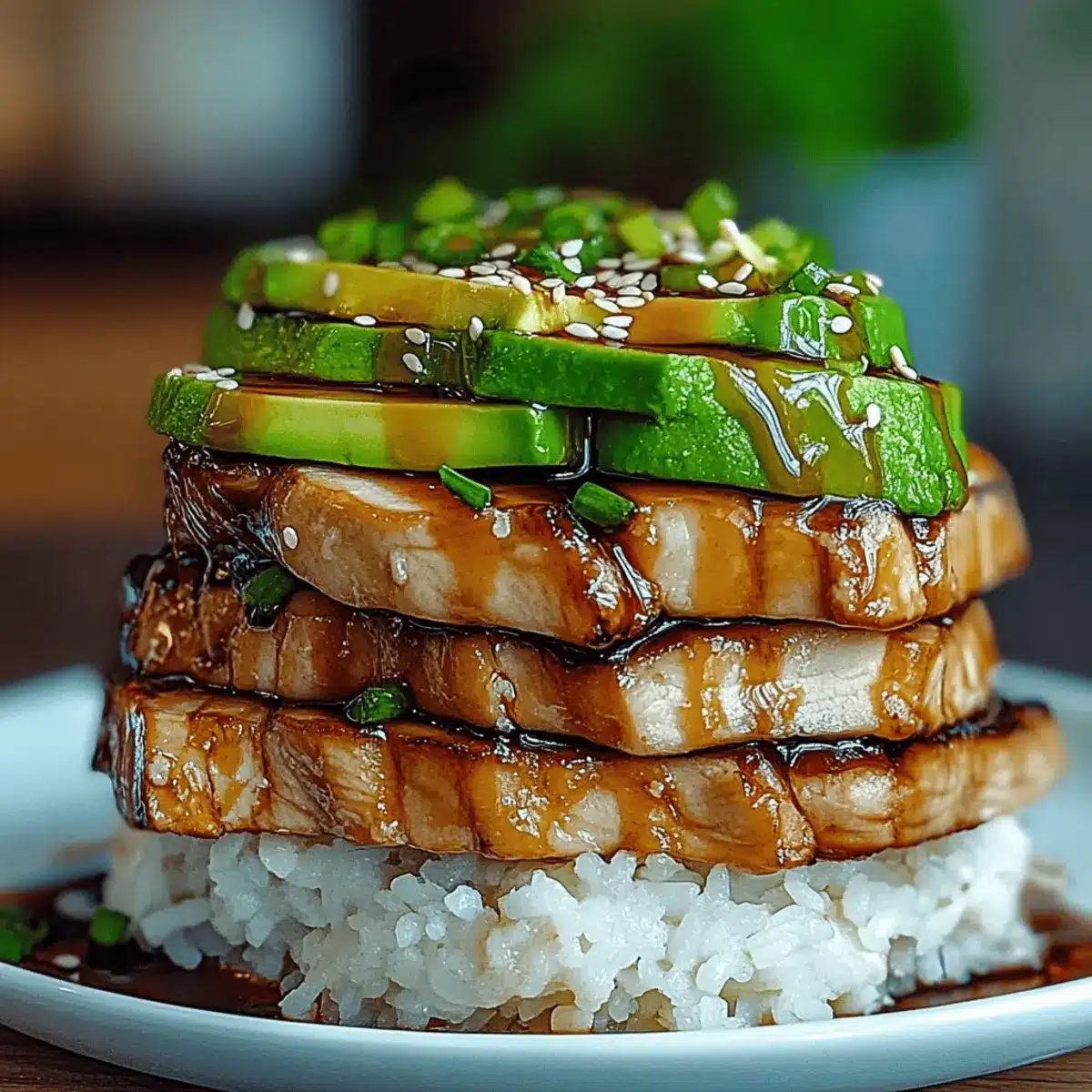Teriyaki Chicken Avocado Rice