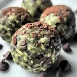 Mint Chocolate Chip Protein Balls