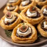 Goat Cheese and Fig Puff Pastry Tarts