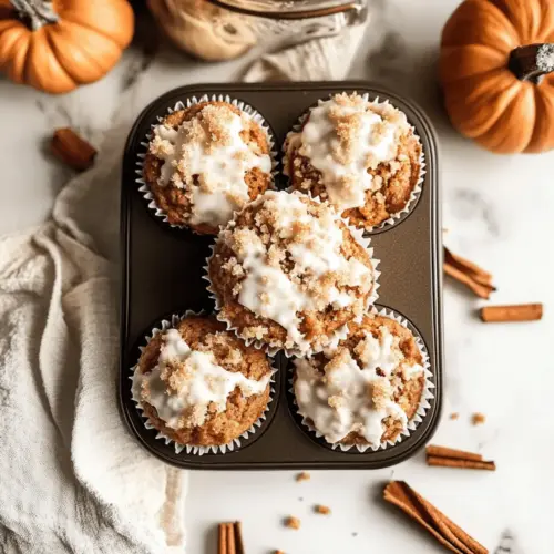 Pumpkin Coffee Cake Muffins