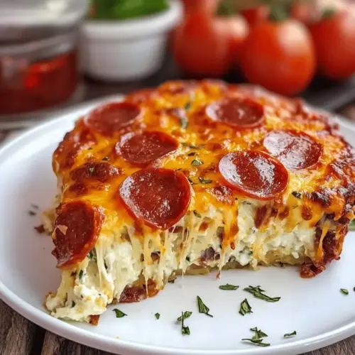 Pizza Style Cottage Cheese Bake
