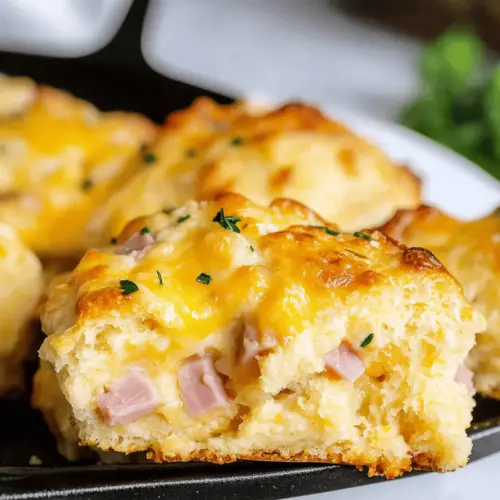 Ham & Cheese Butter Swim Biscuits