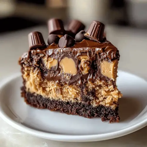 Peanut Butter Cup Dump Cake