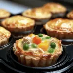 Easy Mini Chicken Pot Pie Muffins