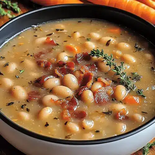 Cozy Bean with Bacon Soup