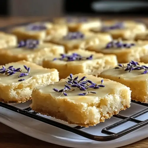 Lemon and Lavender Shortbread Cookies