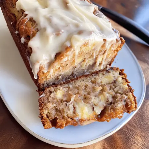 Cinnamon Roll Banana Bread