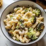 Skillet Ricotta Pasta with Roasted Broccoli