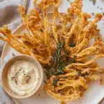 Crispy Fried Enoki Mushrooms