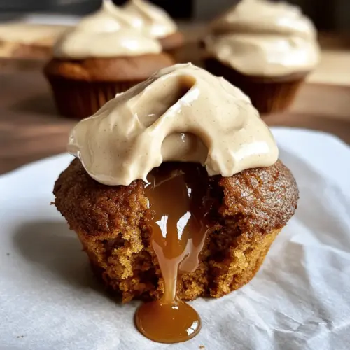 Brown Butter Pumpkin Caramel Latte Cupcakes