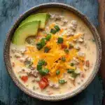 Cheesy Beef Soup