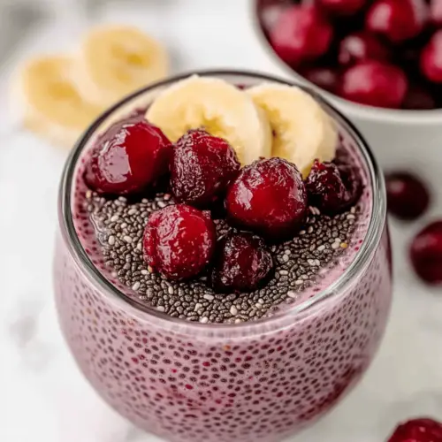 Cherry Chia Pudding
