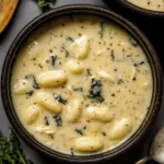 Creamy Garlic Chicken Gnocchi Soup