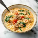 Italian Sausage Orzo Soup