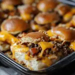 Oven Bacon Cheeseburger Sliders