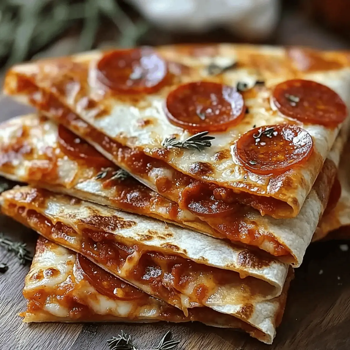Pepperoni Pizzadillas