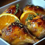 Sweet and Savory Roasted Orange Chicken