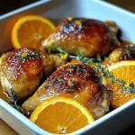 Sweet and Savory Roasted Orange Chicken