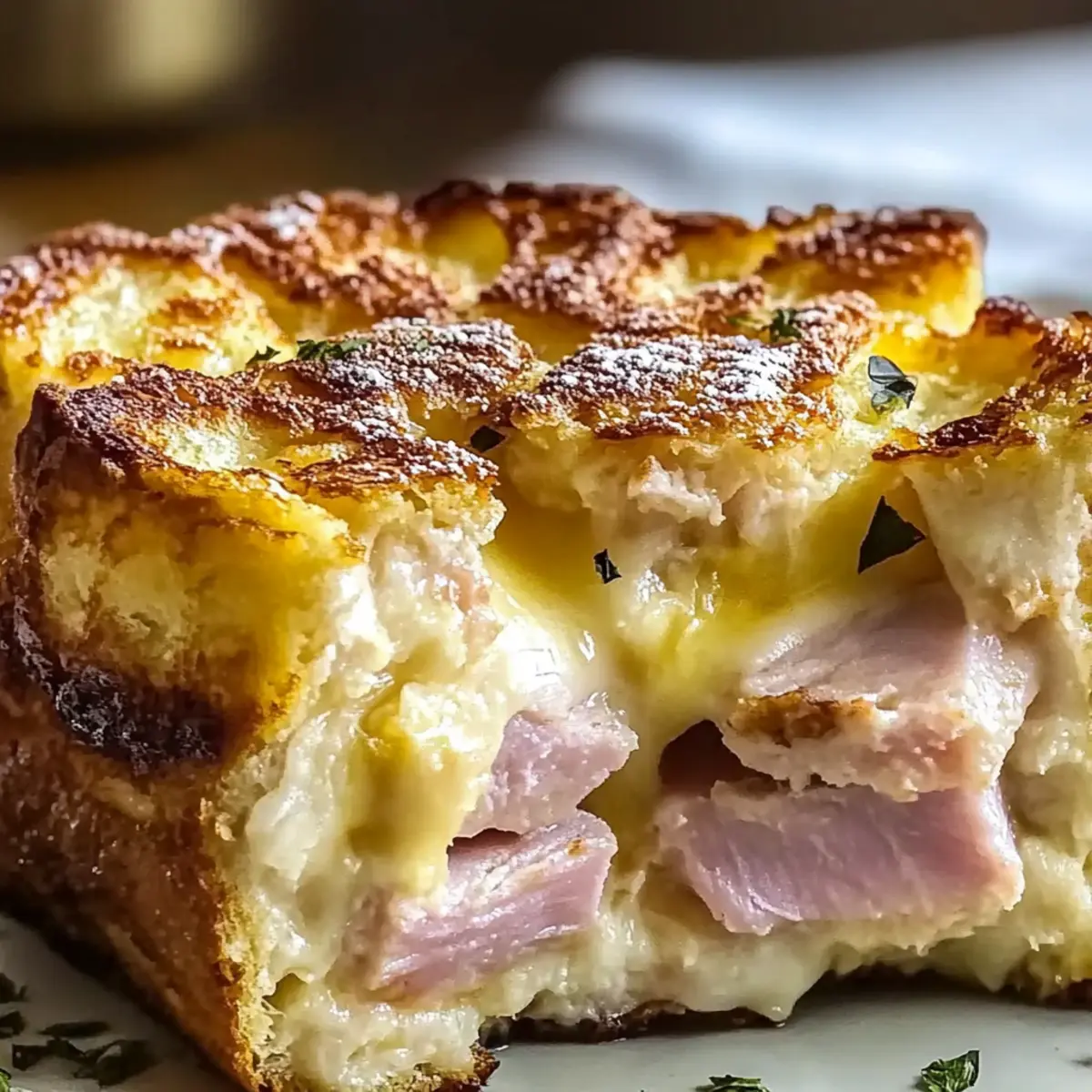 Monte Cristo Breakfast Casserole