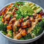 Thai Peanut Sweet Potato Buddha Bowl