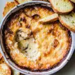Hot Caramelized Onion Dip with Gruyere