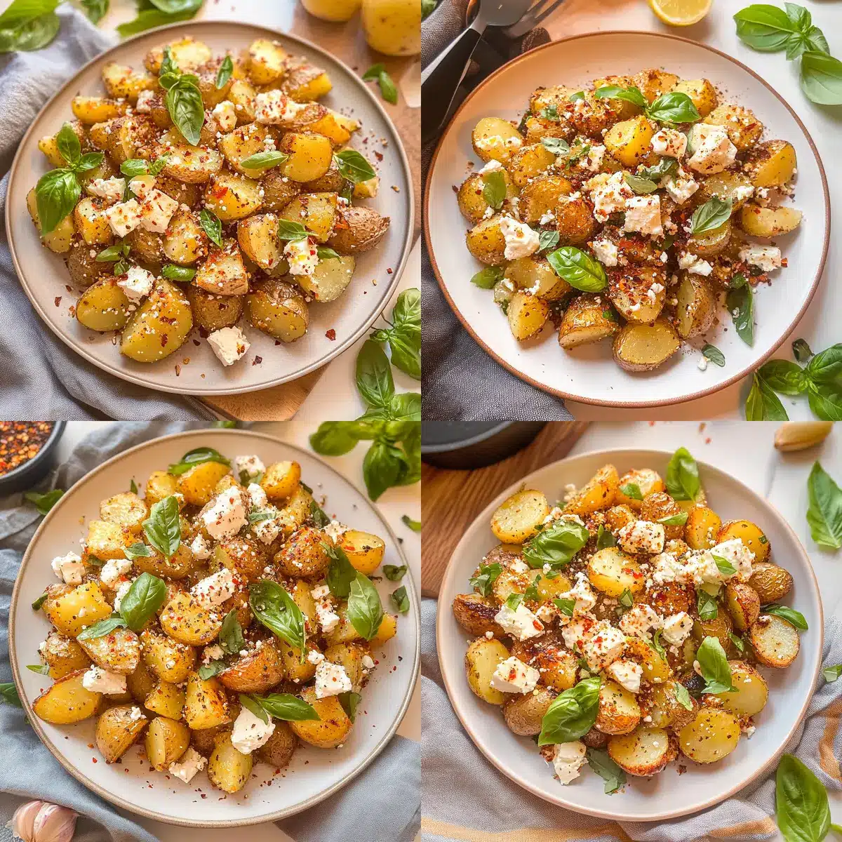 Baked Feta Potatoes