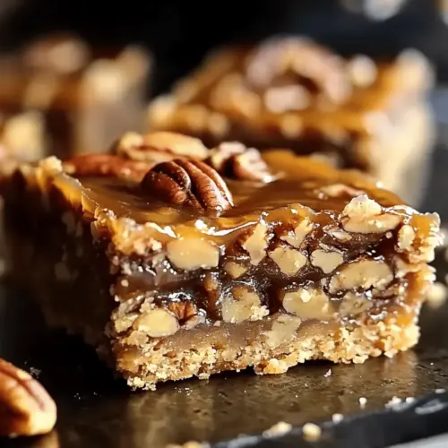 Caramel Pecan Dream Bars