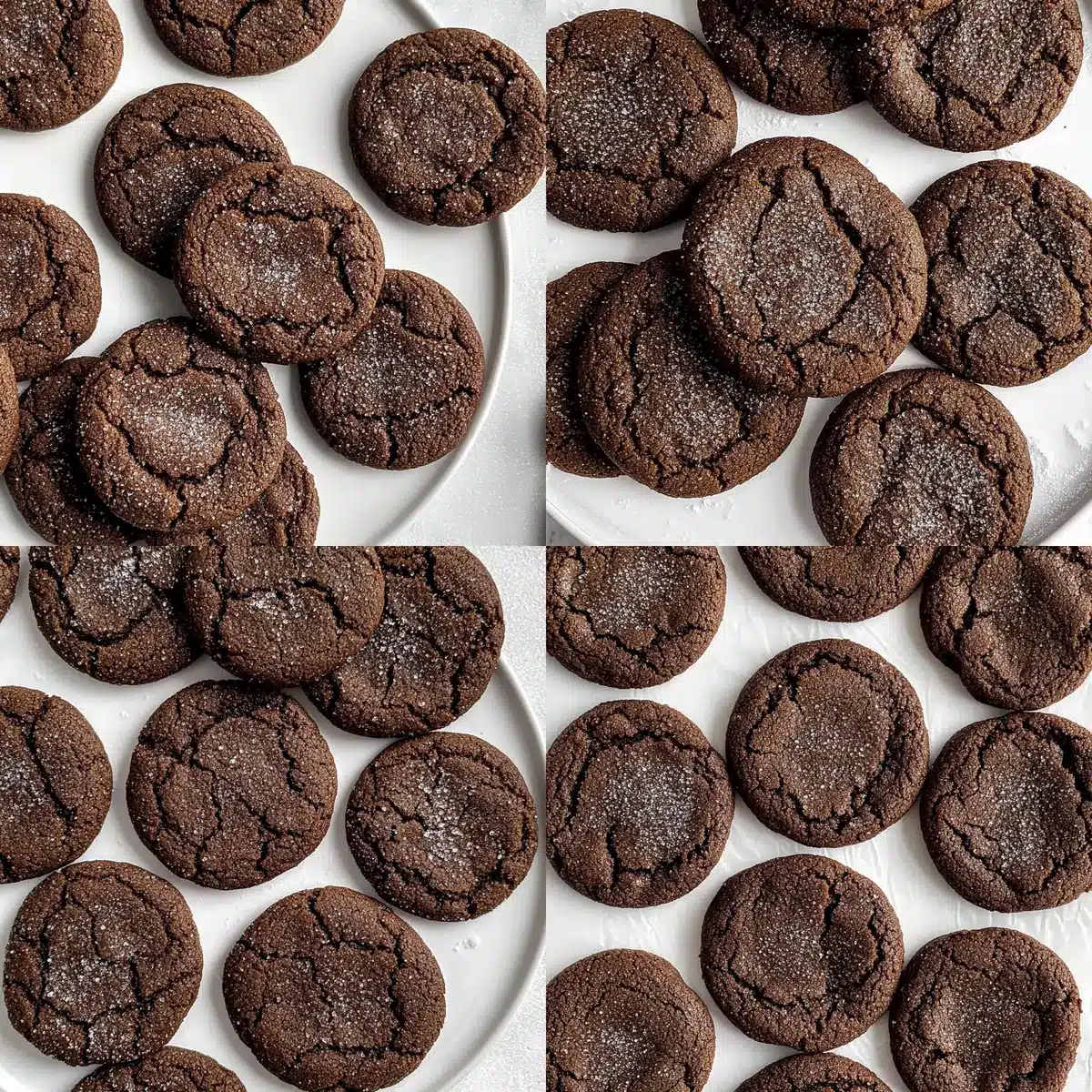 Chewy Chocolate Gingerbread Cookies