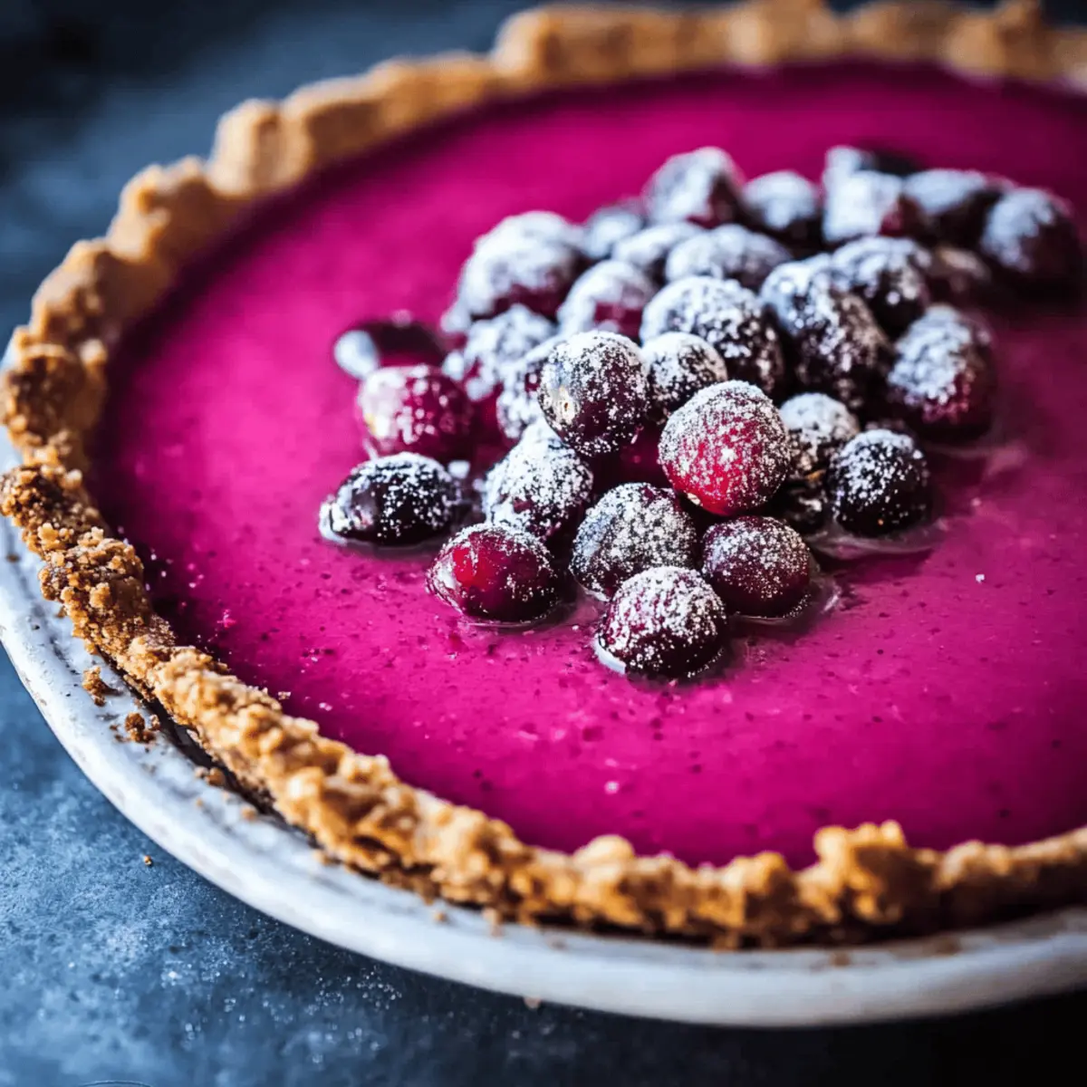 Cranberry Gingersnap Pie