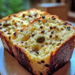 Delicious Savory Cheese and Olive Quick Bread