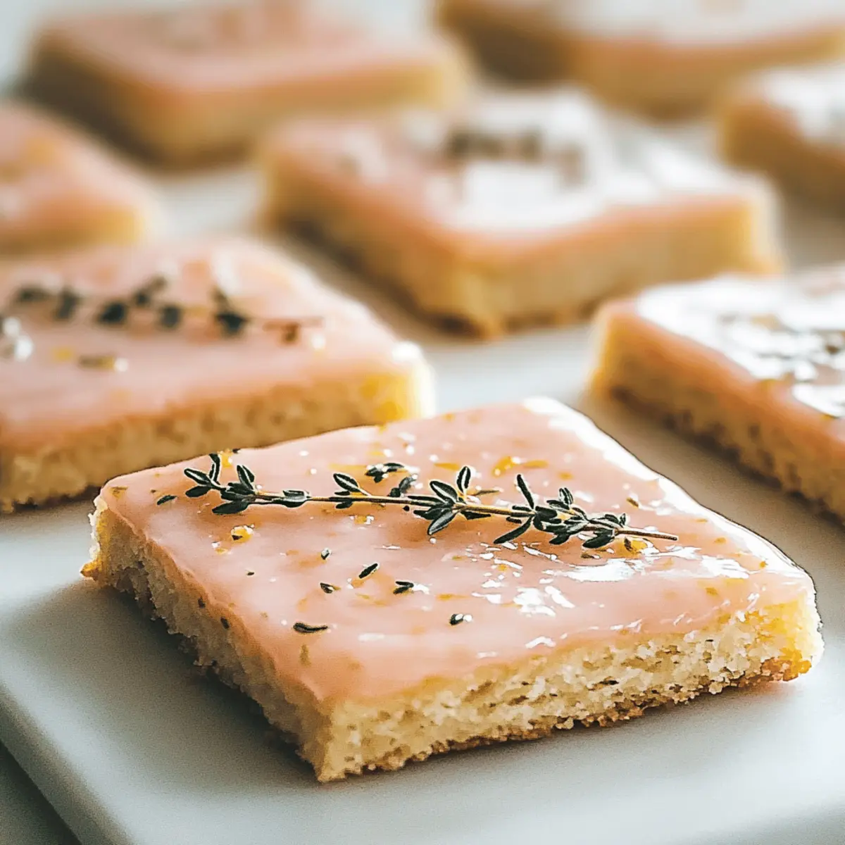 Grapefruit and Thyme Shortbread
