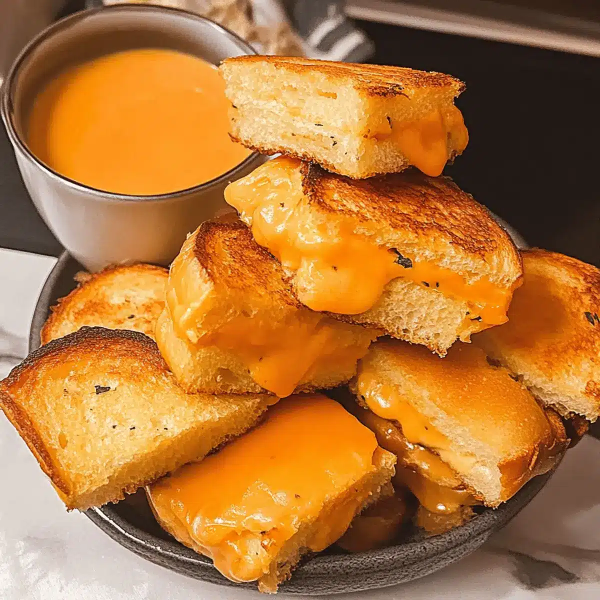 Hawaiian Roll Grilled Cheese