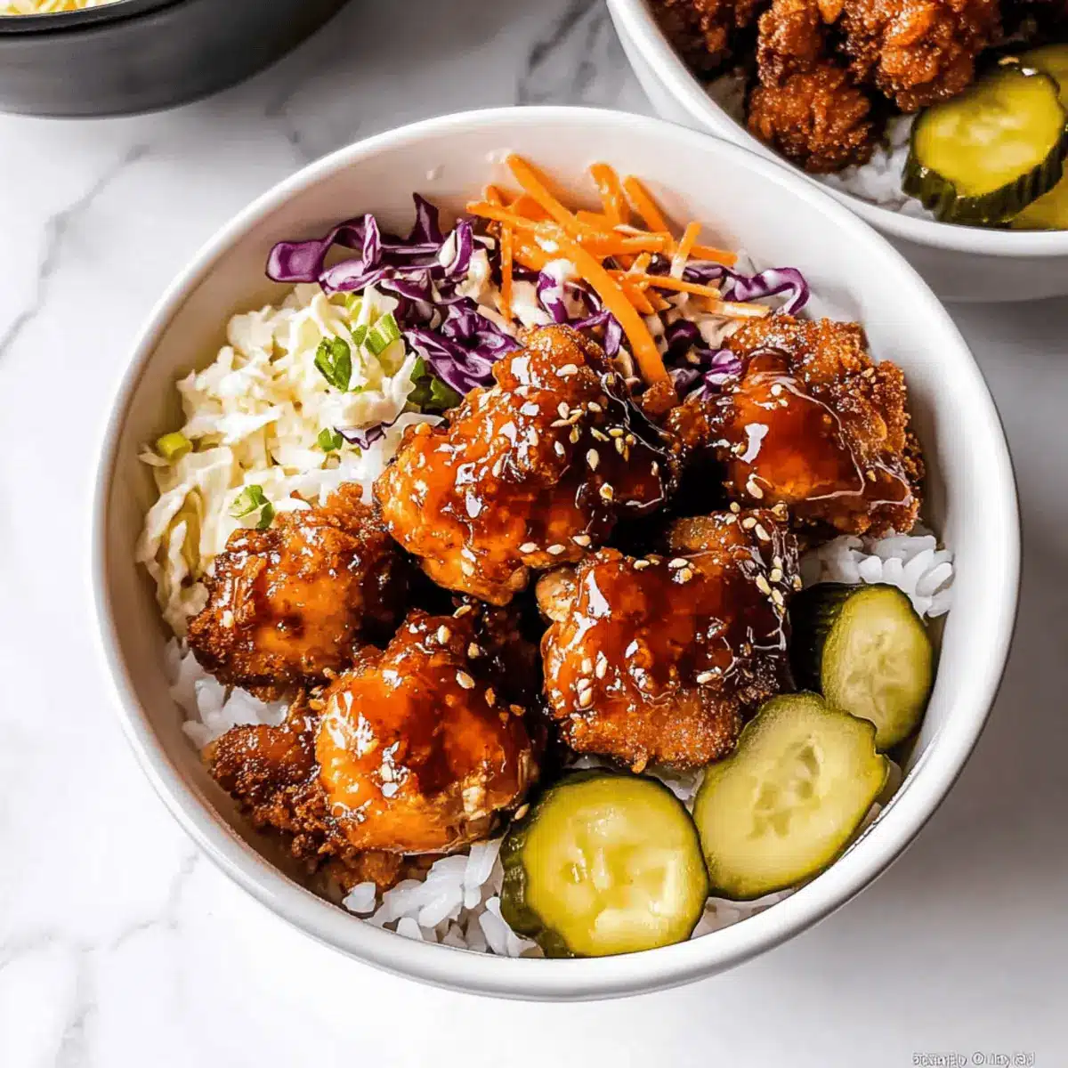 Hot Honey Chicken Bowls