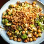 SHREDDED SPROUT & CHARRED LEMON SALAD