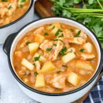 White Cheddar Apple Chicken Chili