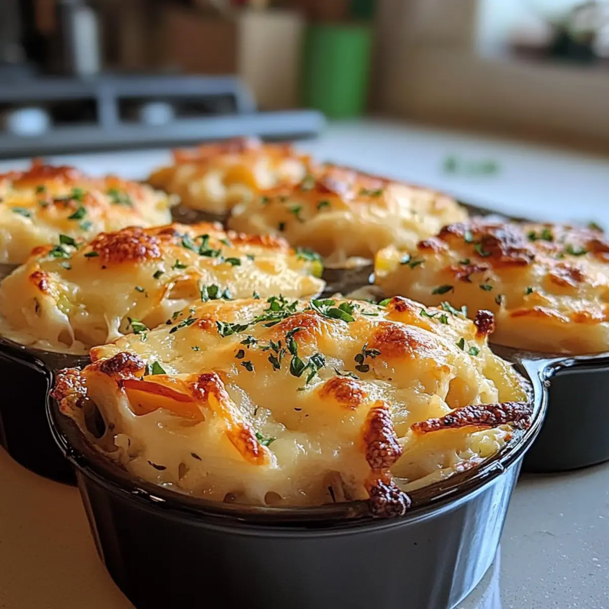 Cheesy Mashed Potato Puffs