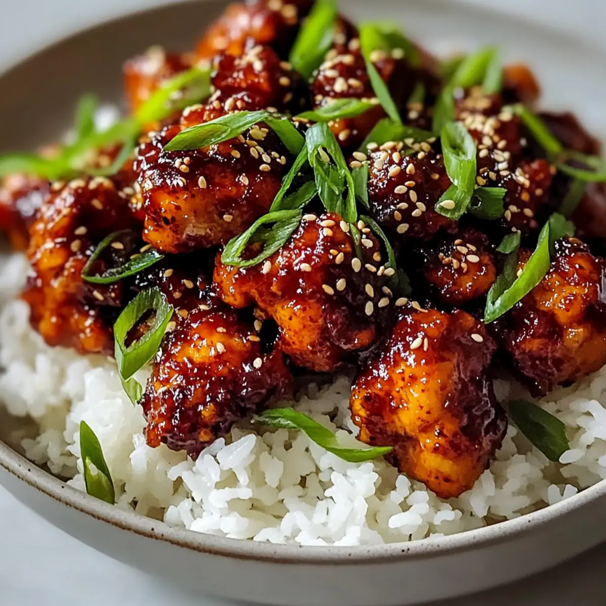 Sticky Korean Gochujang Chicken